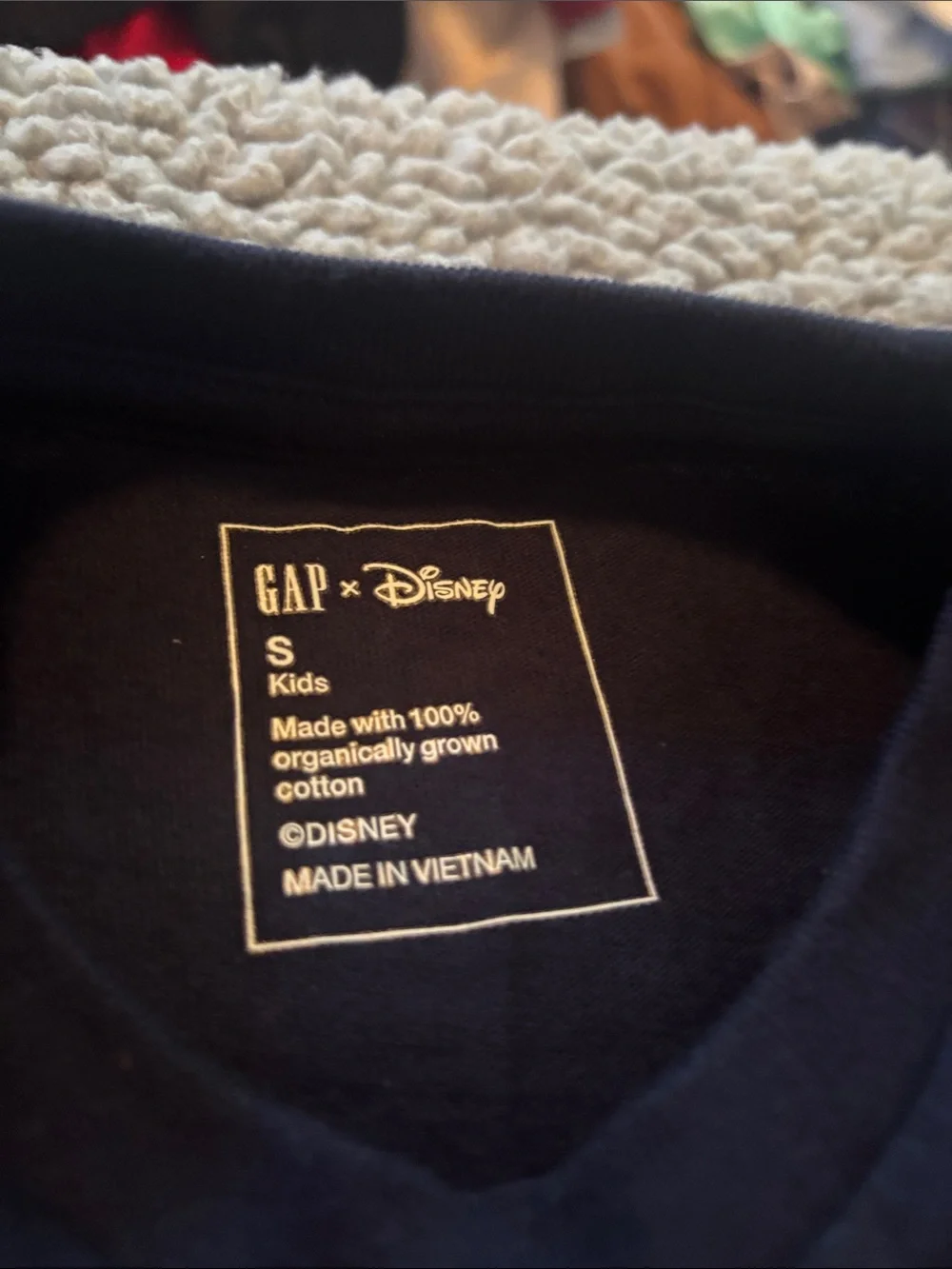 NWT GAP+Disney Navy Short-Sleeve Tee with Mickey Graphic organic cotton
